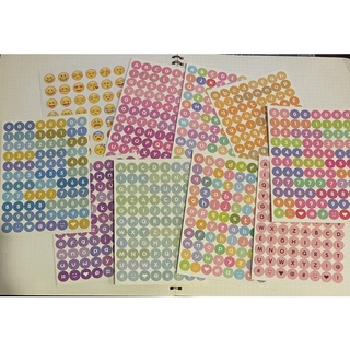 สติ๊กเกอร์ไดคัทลายการ์ตูน ลายตัวอักษร มีบริการปลายทาง