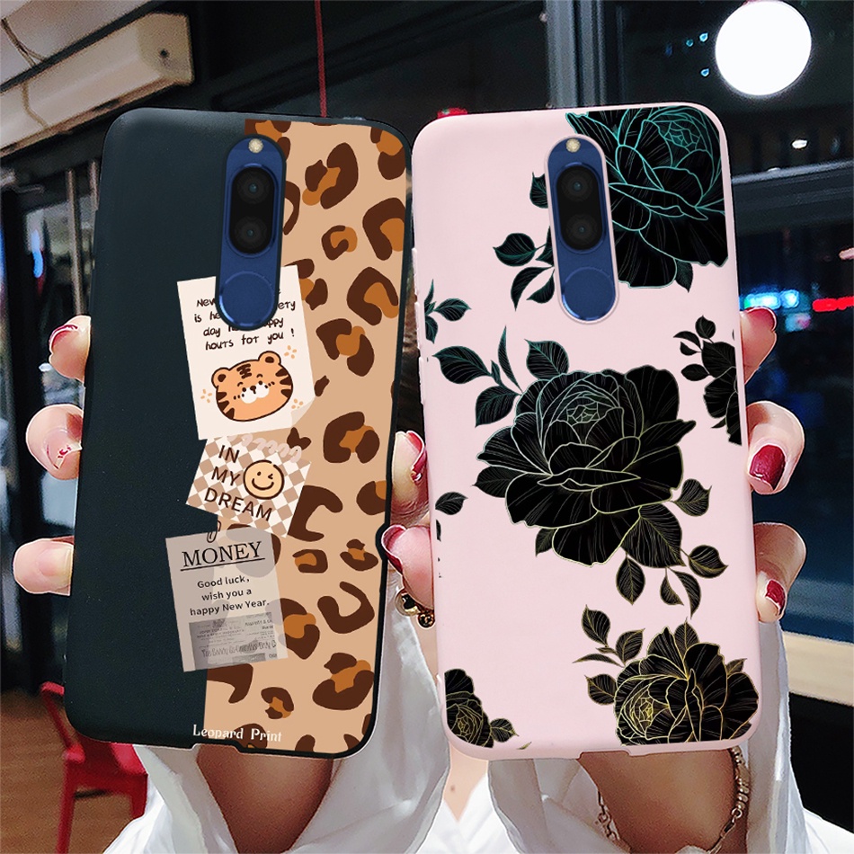 เคส Huawei Nova 2i Mate 10 Lite RNE-L21 / L22 / L23 เคสโทรศัพท์ ลายดอกไม้ สายรุ้ง ซิลิโคนนิ่ม TPU ลา