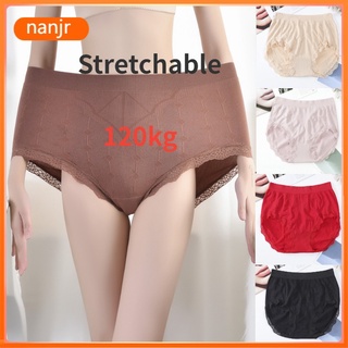 Plus size 7XL/ Sexy lace seamless Stretchable/ Seluar Dalam Wanita  / Ladies Panties  tinggi garis garis/ seluar dalam wani