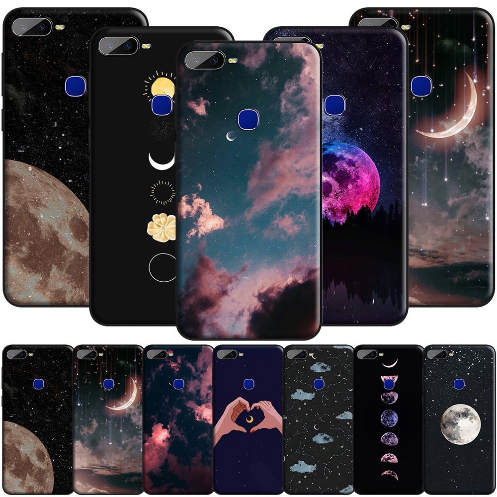 ปลอกเคสอ่อนสําหรับ VIVO Y71/Y81/Y81s/Y91/Y91C/Y95/Y93/Y75/V7 เคส SY_108 Moon Design