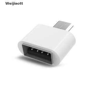 Weijiaott 2pcs Micro USB Male To USB A 2.0 Adaptador OTG Convertidor Adapter Converter TH