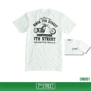 7th street รุ่น I am Biker สีขาว