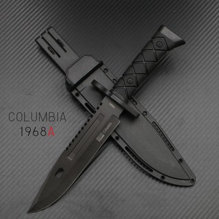 มีดใบตาย COLUMBIA พร้อมปลอก รุ่น 1968A ทรงใบมีดสวย พร้อมปลอกมีด พร้อมใช้