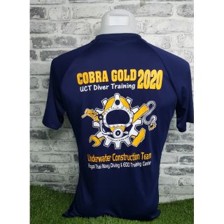 เสื้อยืด เสื้อซับในทหาร เสื้อที่ระลึกฝึก cobragold 2020