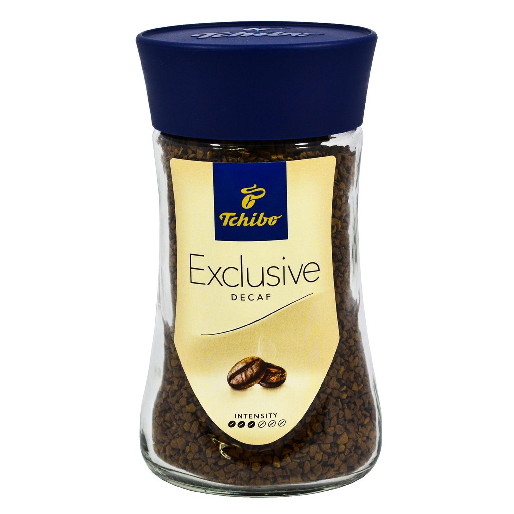 TCHIBO DECAF EXCLUSIVE FREEZE DRIED ทชิโบ เอ็กช์คลูซีฟ กาแฟสำเร็จรูปสกัดคาเฟอีน ฟรีซดราย 100 G