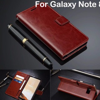 เคสโทรศัพท์มือถือหนังหรูหราสำหรับ Samsung Galaxy Note 8