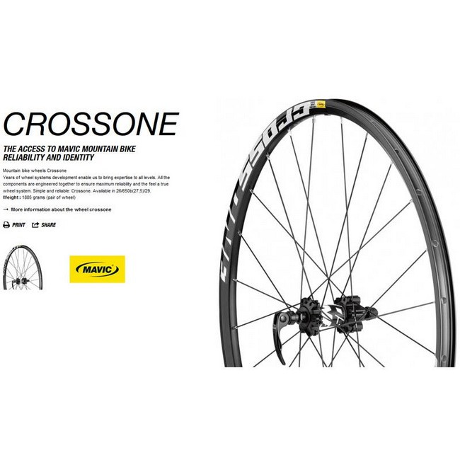 mavic crossone