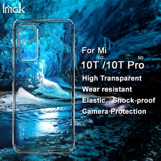 Original Imak Casing Xiaomi Mi 10T Pro Transparent Soft TPU Back Case Xiomi Mi10T 5G Clear Silicone Shockproof Cover