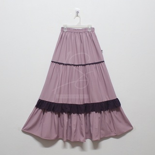 SK-A102 Long skirt กระโปรงแฟชั่นผู้หญิง กระโปรงยาว ใส่เอวยางยืด ผ้าสวย ใส่สบาย ไม่ร้อน ใส่ได้ทุกโอกาศ