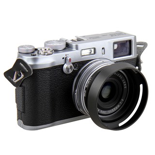JJC LH-JX100 เลนส์ฮูดทรงไลก้าสำหรับกล้อง Fuji x100 ทุกรุ่น ขนาด 49MM สีดำ