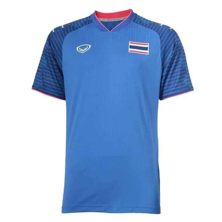 เสื้อ ฟุตบอล ทีมชาติไทย เอเชี่ยนเกมว์  2018 สีนํ้าเงิน L อก 41