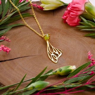 Rock me jewelry รุ่น Butterfly Pendant จี้ ทองเหลือง