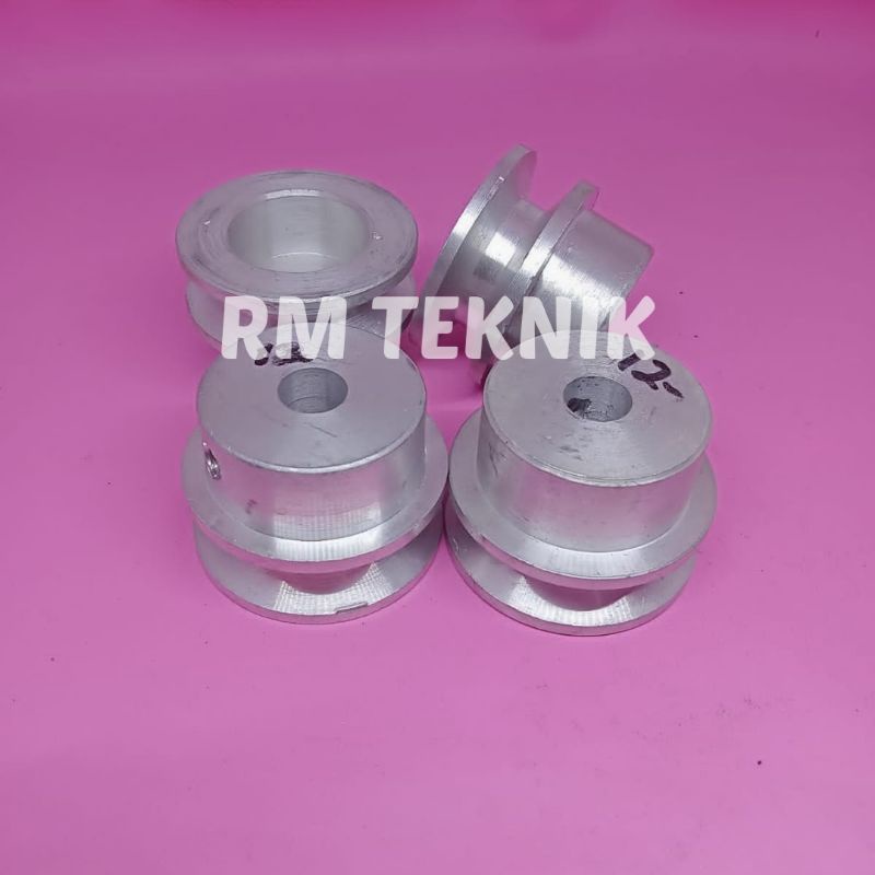 Pulley A1 - 2 นิ้วเป็น 12 mm Pulley อะลูมิเนียม Pulley one line vanbelt