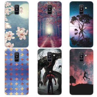 เคส ซัมซุง Samsung Galaxy A6+ /A6 Plus (2018)/ Samsung A6 Case การ์ตูน Soft TPU เคสซิลิโคน โทรศัพท์มือถือ Back Cover