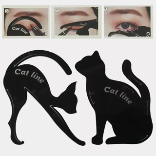 แบบวาดอายไลเนอร์ เครื่องมือแต่งหน้า Eyeliner Stencils  cat line cat eye