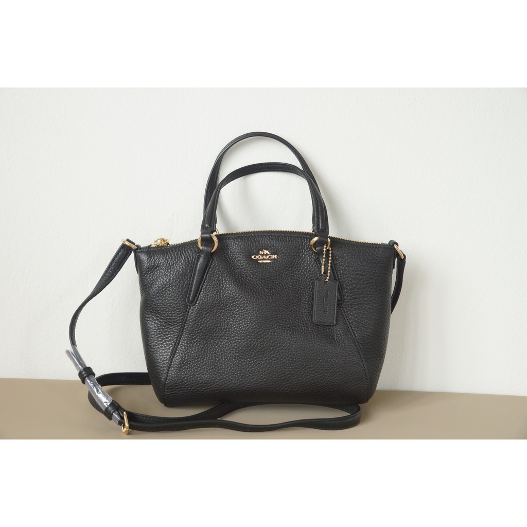 MINI KELSEY SATCHEL IN PEBBLE LEATHER (COACH F57563)