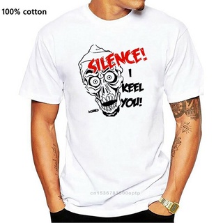 พร้อมส่ง เสื้อยืดแขนสั้น คอกลม ผ้าฝ้าย 100% พิมพ์ลาย Jeff Dunham Achmed Silence I Keel You สีขาว หลากสี แฟชั่นฤดูร้อน สํ