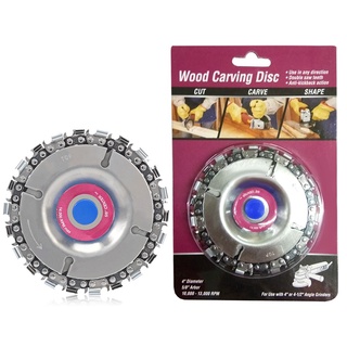 ใบเลื่อย 4 นิ้ว ฟันโซ่ Wood Carving Disc รุ่น WoodCravingDisc-01B-J1