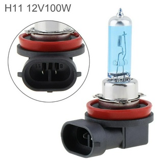 หลอดไฟฮาโลเจน 12 V H11 100 W 5000 K แสงสีขาวสําหรับรถยนต์