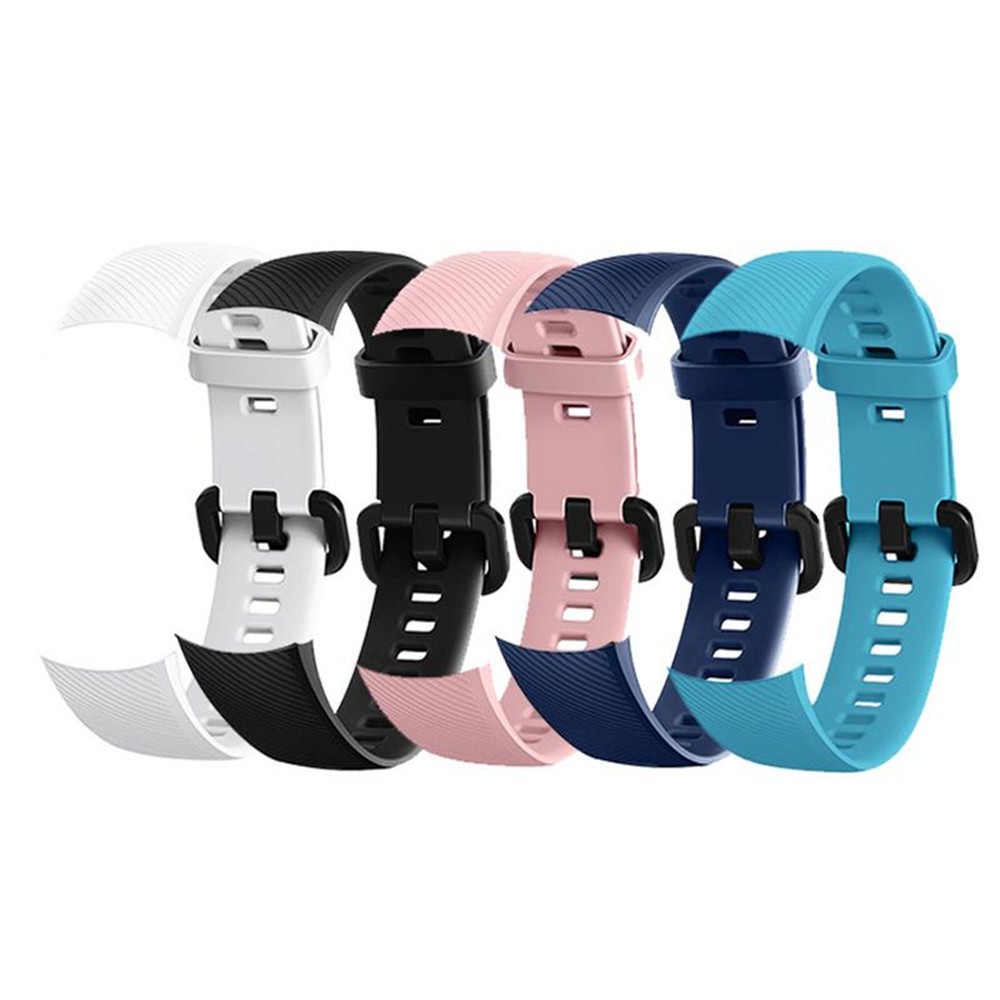 สายนาฬิกาข้อมือซิลิโคน หน้าจอสี สําหรับ Huawei Honor Band 4