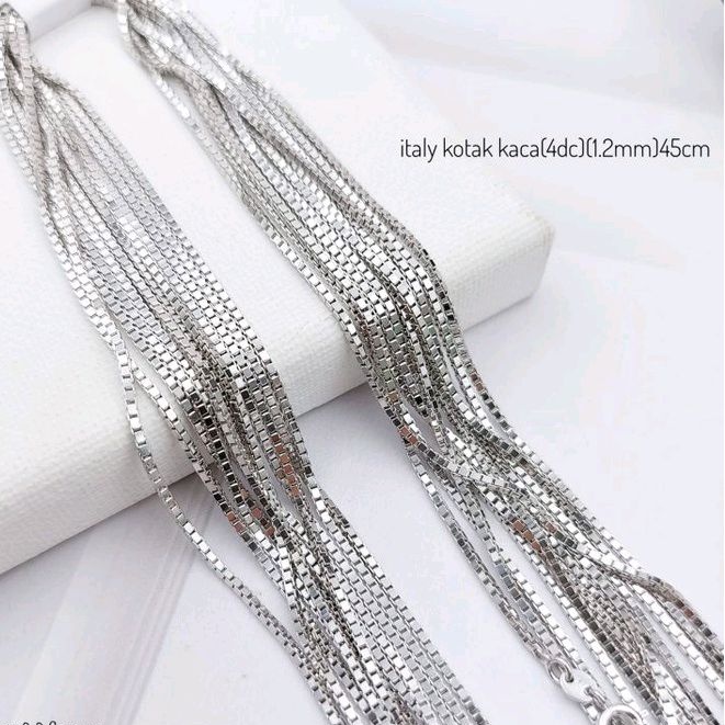 XUPING สร้อยคอสีเงินอิตาลี 1.2 45 ซม. 009Tgn