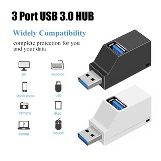 3 พอร์ต USB HUB Mini USB 2.0 3.0 HUB Splitter สำหรับ PC แล็ปท็อป U Disk Card Reader สำหรับ iPhone Xiaomi โทรศัพท์มือถือ