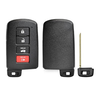 กรอบกุญแจ Keyless รถโตโยต้า Toyota พร้อมดอกกุญแจยังไม่ได้กัด