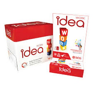 กระดาษ A4 80G Idea Work กระดาษหนา : 80 แกรม