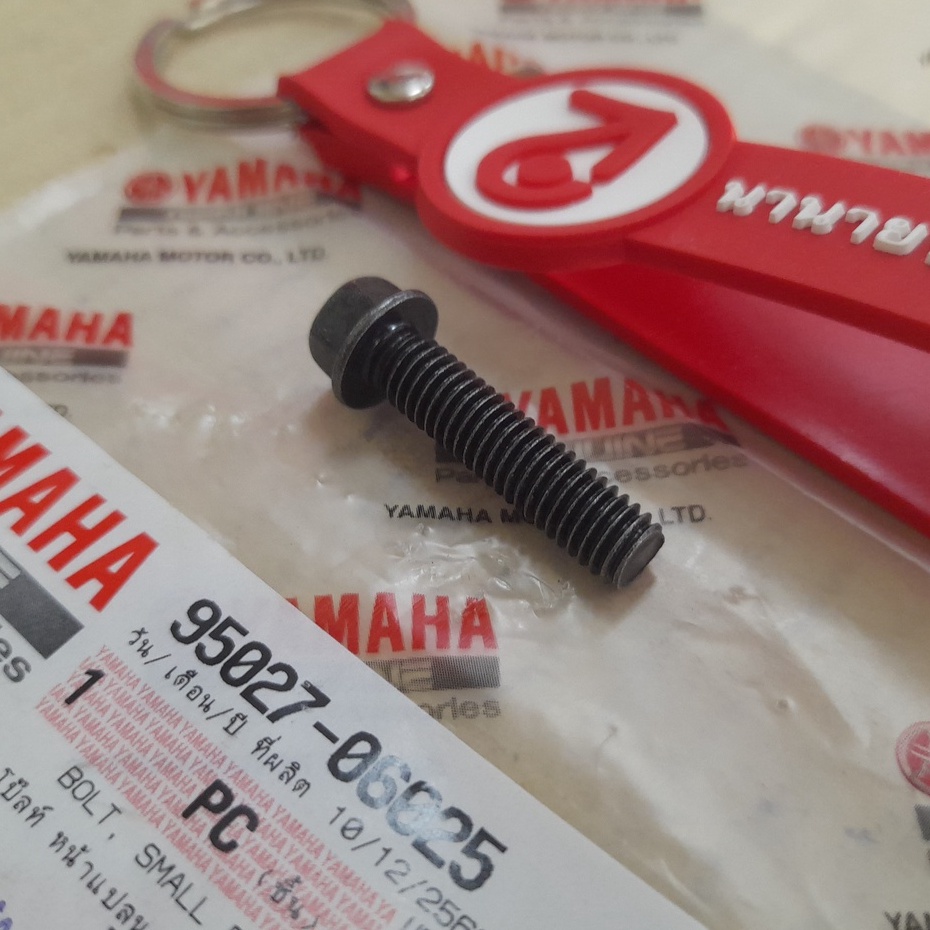 9502706025 โบลท์ ยึดปะกับ M6x25mm Nouvo Fino Mio SPARK135 JR120 แท้ YAMAHA 95027-06025