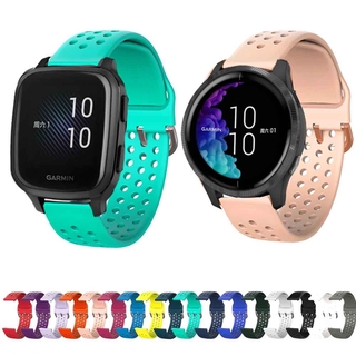 สายนาฬิกาข้อมือซิลิโคนสําหรับ Garmin Venu / Venu Sq Music / Vivoactive 3 / Vivomove Hr / Forerunner 245 245 M 645