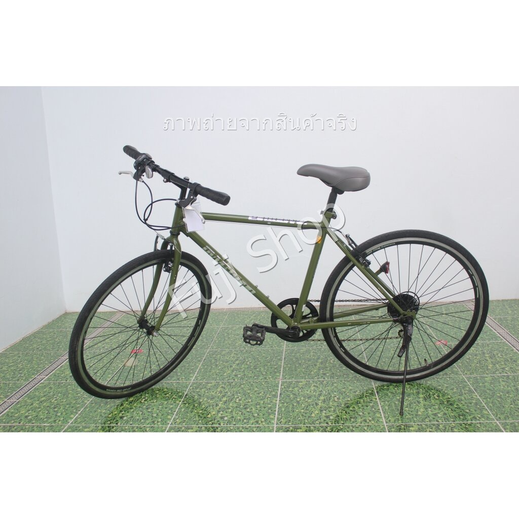 จักรยานญี่ปุ่น - ล้อ 700 mm. - มีเกียร์ - สีเขียว [จักรยานมือสอง]