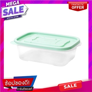 กล่องอาหาร KECH 9001 600 มล. สีเขียว แพ็ก 4 ชิ้น ภาชนะใส่อาหาร FOOD CONTAINER KECH 9001 600ML GREEN 4PCS