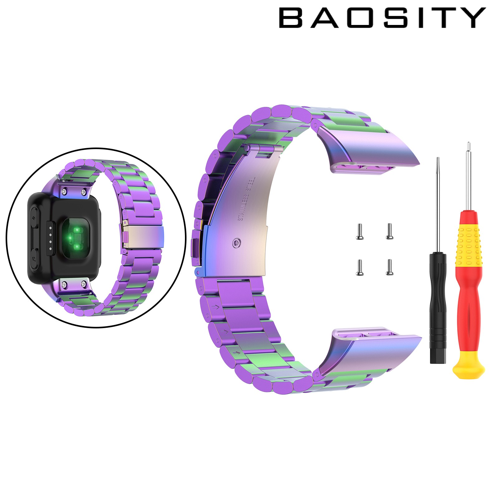 Buntes Nylon-Armband – Ersatzarmband Für Garmin Forerunner 30, 35, 35J Fitness-Tracker
