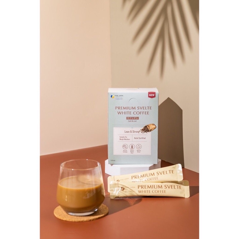 1 ฟรี 1Fine Premium Svelte White Coffee [20g × 15 Sticks] - 300g