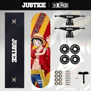 สเก็ตบอร์ด Justice | One Piece skateboard พร้อมเล่น สเก็ตบอร์ดวันพีช สเก็ตบอร์ดเด็ก สเก็ตบอร์ดผู้ใหญ่ ขนาด 8.0 พร้อมส่ง