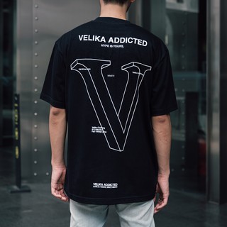 *สินค้าหมด* เสื้อ Oversize "Signature V" - Velika