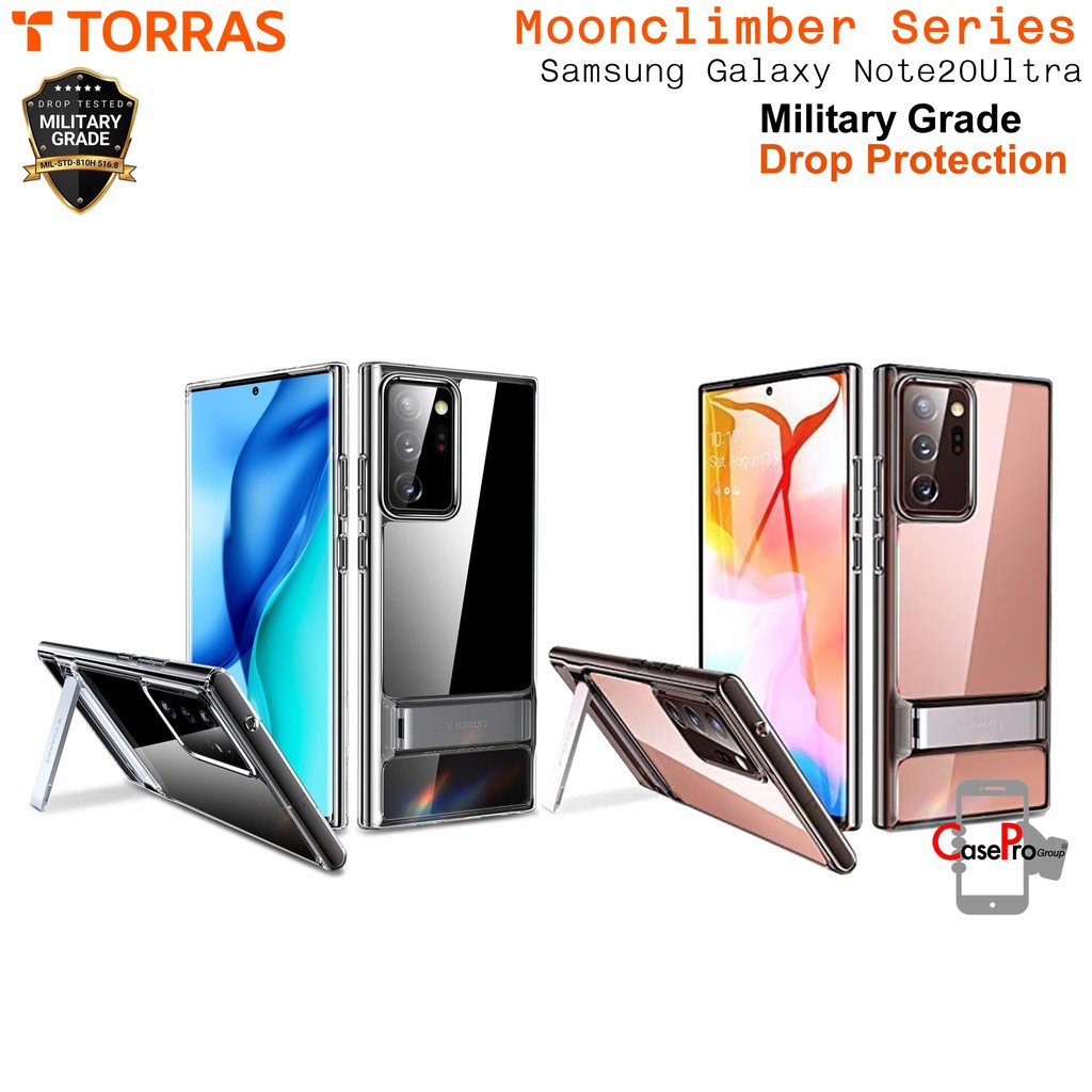 สมาร์ทโฟน ซองมือถือแบบห้อยคอ Torras Moonclimber Series เคสกันกระแทกแบบมีขาตั้งผ่านมาตราฐาน MIL-GRADE รองรับ Samsung Gala