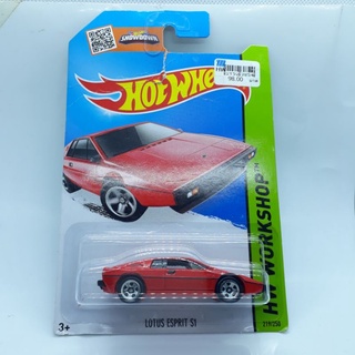 รถเหล็ก Hotwheels LOTUS ESPRIT S1 สีแดง แพคขาด (ib21)