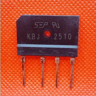 Diode KBJ2510 ไดโอด 25A ตัวแบน 4 ขาเรียง