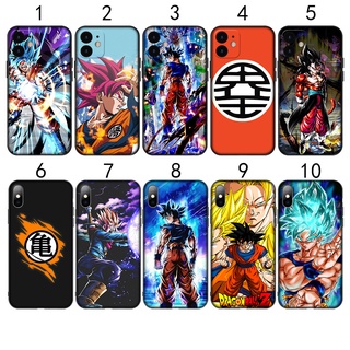เคสซิลิโคนนิ่ม ลายดราก้อนบอล D65 Super goku สําหรับ iPhone 11 Max XR SE 2020