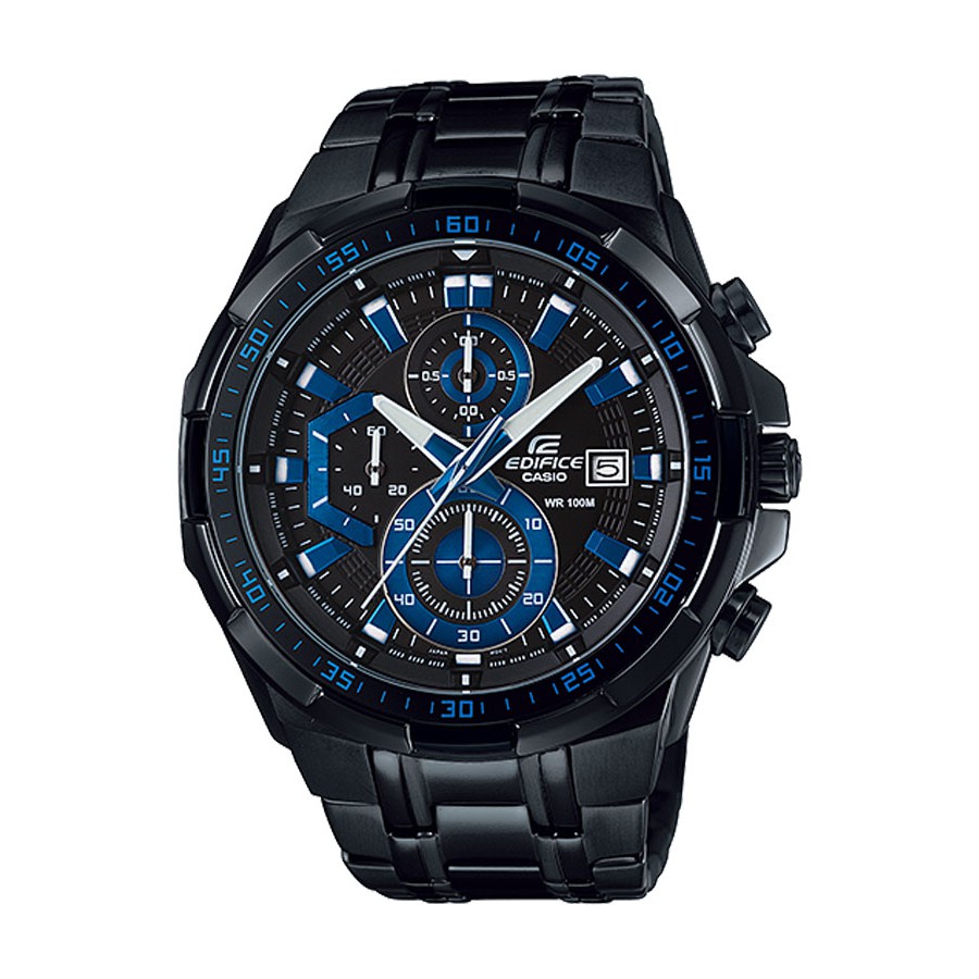 Casio Edifice นาฬิกาข้อมือผู้ชาย สายสแตนเลส รุ่น EFR-539,EFR-539BK,EFR-539BK-1A2 - สีดำ