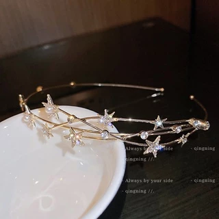DREJEW ที่คาดผม รูปดาวห้าแฉก แบบนางฟ้า สไตล์เกาหลี เหมาะกับฤดูร้อน สําหรับผู้หญิง