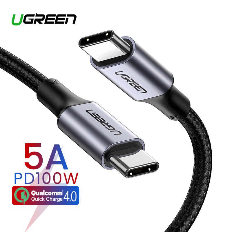 Ugreen Fast Charging 20V 5 A สายไนล่อน USB C to USB