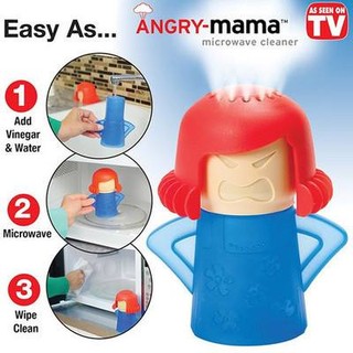 ตุ๊กตาทำความสะอาดไมโครเวฟ Angry Mama Cleaner