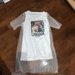 #สินค้ามือหนึ่ง_พร้อมส่ง_เสื้อ 2 ชิ้น LANGDON