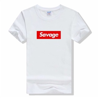 [S-5XL] TRASHER เสื้อยืด คอกลม พิมพ์ลายโลโก้ Opps Swag Rapper Savage 21Savage สไตล์ฮิปฮอป แฟชั่นสําหรับผู้ชาย