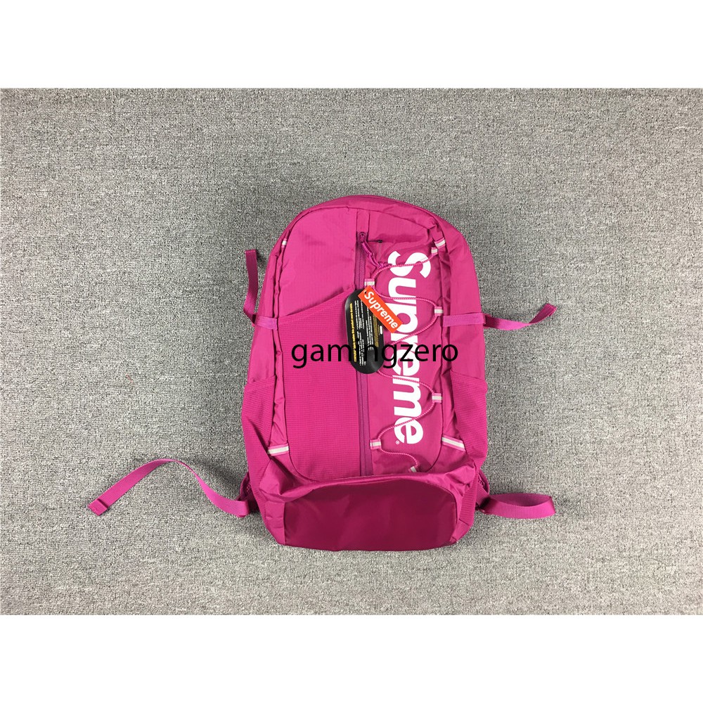 supreme ss17 backpack magenta