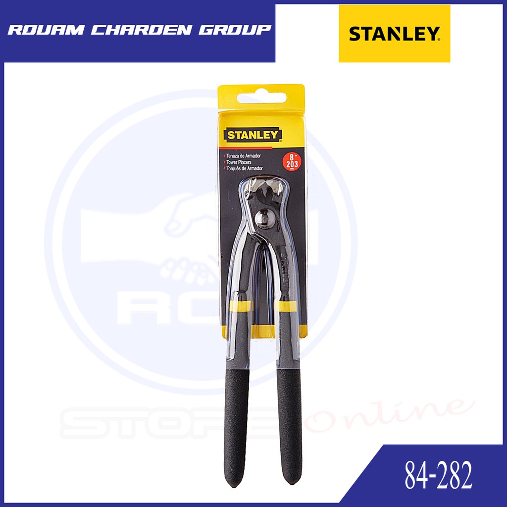 Stanley 84-282 คีมปากนกแก้ว ด้ามหุ้มยาง ขนาด 10 นิ้ว