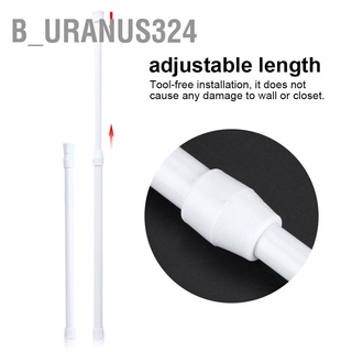 B_Uranus324 ราวผ้าม่าน แบบสปริง ปรับความตึงได้ สําหรับตู้เสื้อผ้า หน้าต่าง