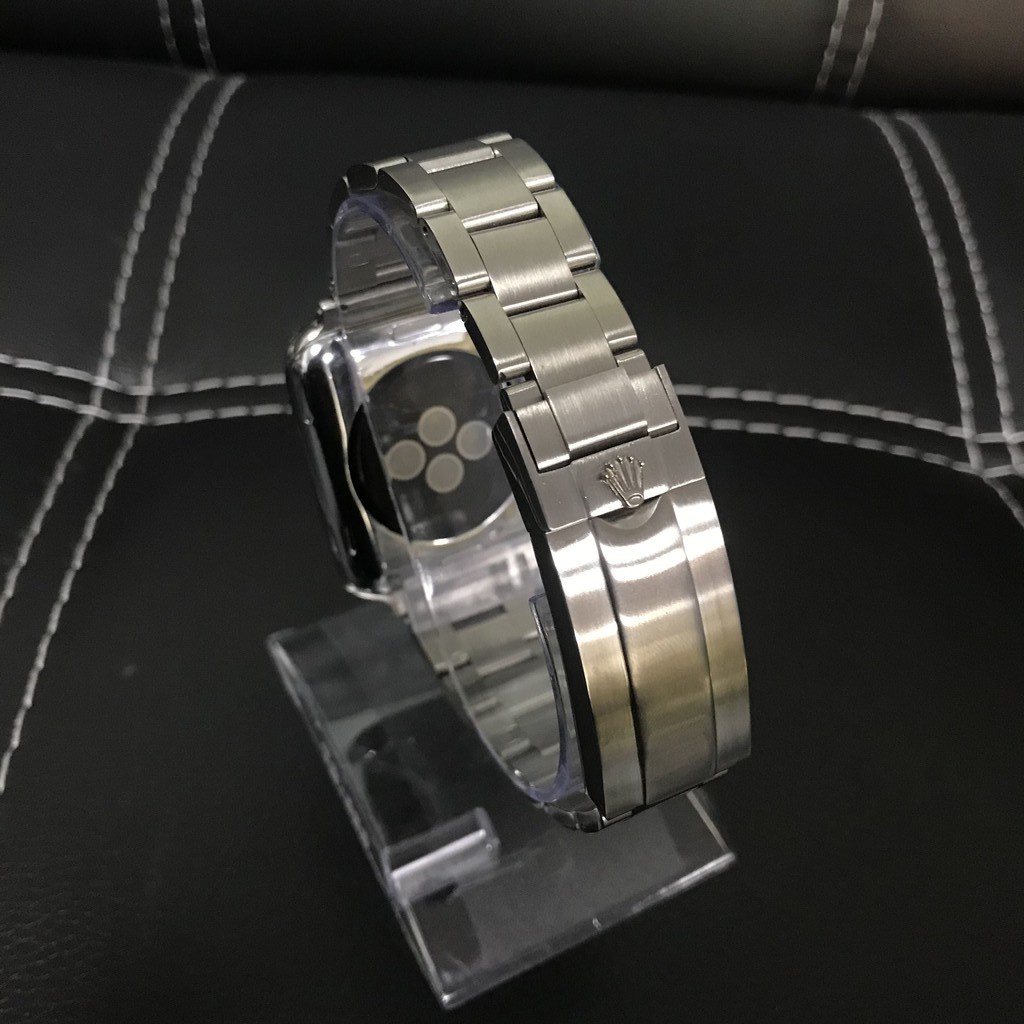 สายนาฬิกาข้อมือ สายเหล็ก ขนาด 40 มม. 42 มม. 44 มม. 45 มม. สําหรับ Apple Watch band strap SE S7 Rolex 316L